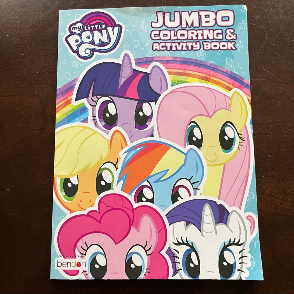 My little pony jumbo coloring & activity book, new